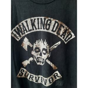 AMC The Walking Dead Survivor Graphic Black T-Shirt Men's L